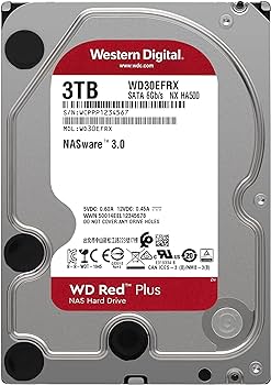 Amazon.com: Western Digital 3TB WD Red Plus NAS Internal Hard