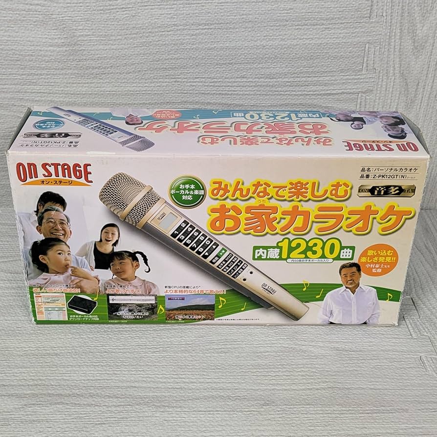 Amazon.co.jp: パーソナルカラオケ オンステージ Z-PK12GT(N)ゴールド