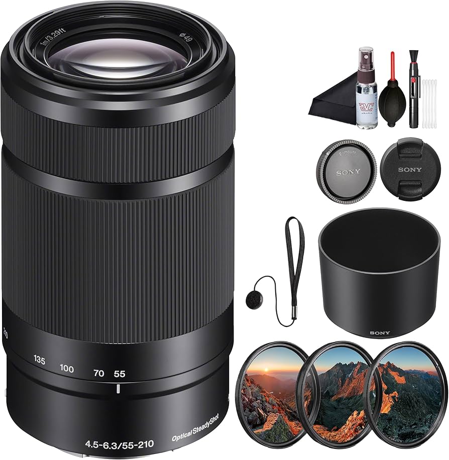 Amazon.com : Sony E 55-210 mm F4.5–6.3 OSS Telephoto Zoom Lens
