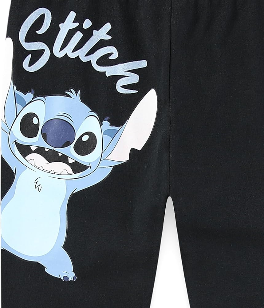 Disney Lilo & Stitch Girls 3 Pack Legging Pants Set for Little