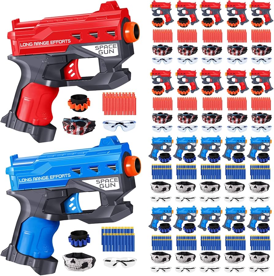 Amazon.co.jp: 小さな銃セット 誕生日パーティー用品 ミニフォーム