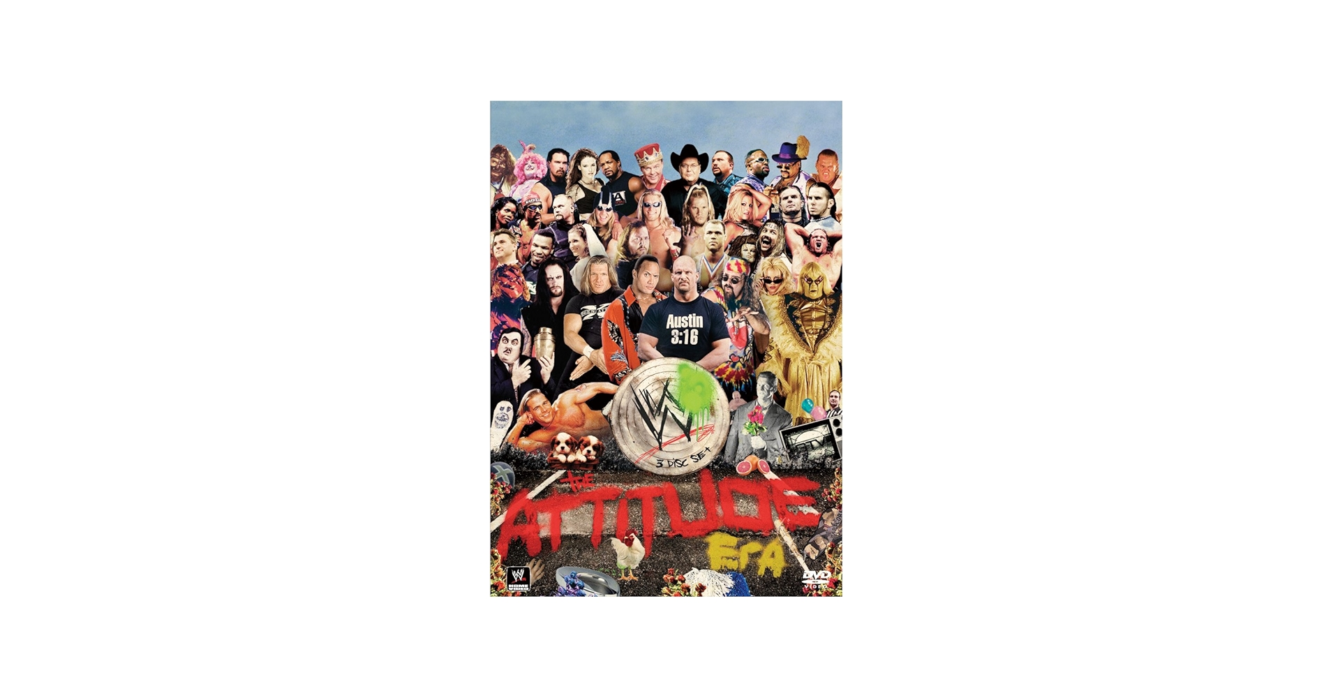 Amazon.co.jp: WWE ジ・アティテュード(3枚組) [DVD] : WWE: DVD