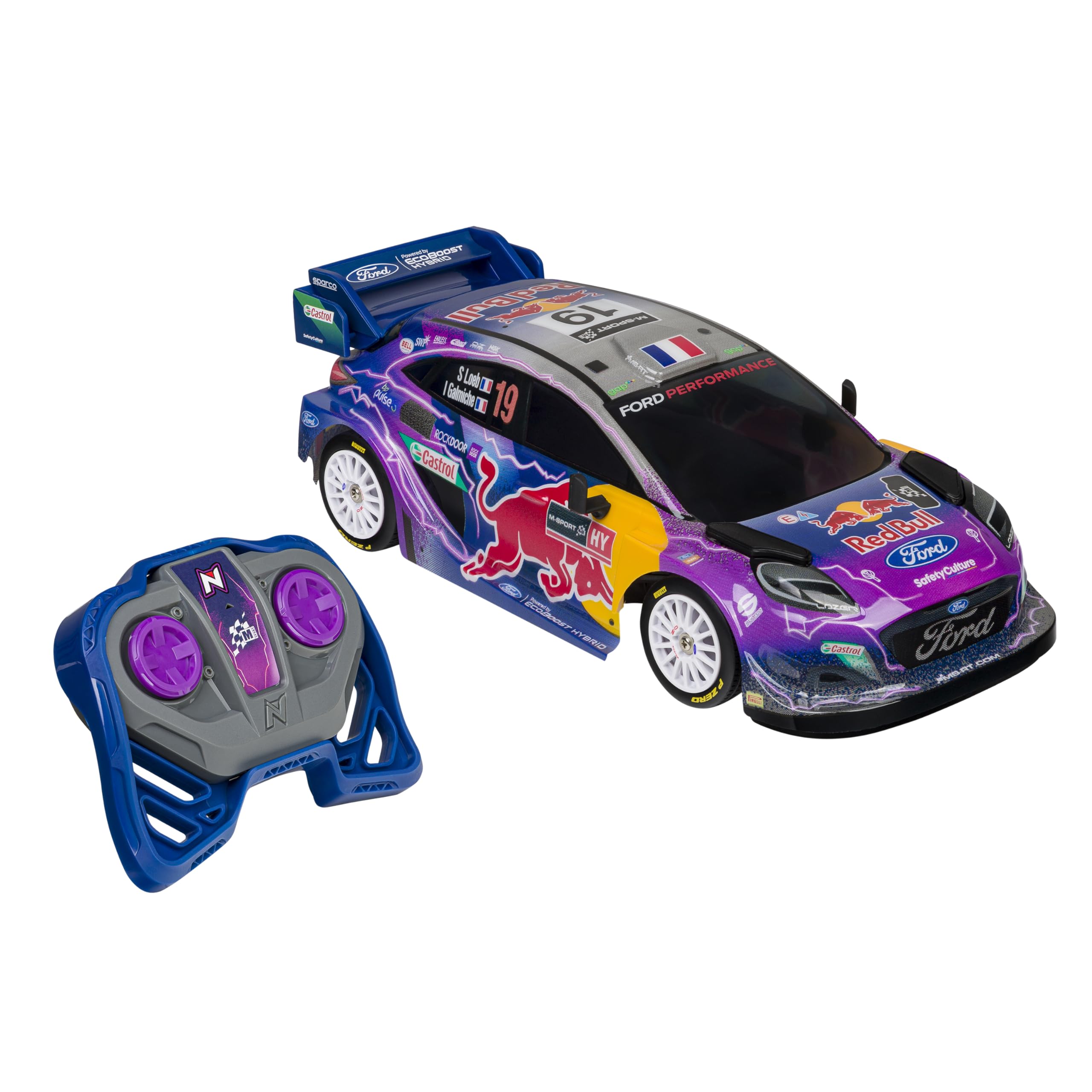 Amazon.com: Nikko RC 1:16th Rally Series Red Bull Racing RC Car