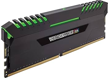 CORSAIR VENGEANCE RGB 16GB (2x8GB) DDR4 3000MHz C15 Desktop Memory