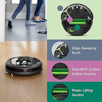 iRobot Roomba I7 +(7550) Robô Vácuo Com Descarga De Sujeira