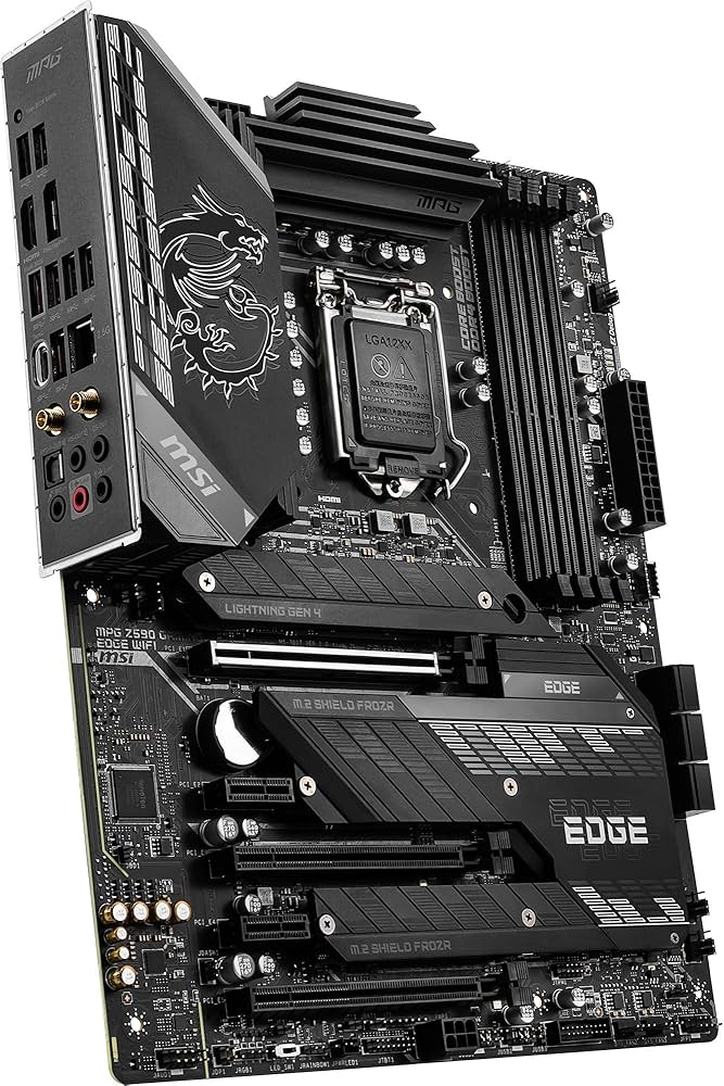 Amazon | MSI MPG Z590 GAMING EDGE WIFI マザーボード ATX 第10・11