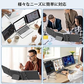 Amazon.co.jp: Laptomo S3ノートパソコン デュアルモニター14インチ