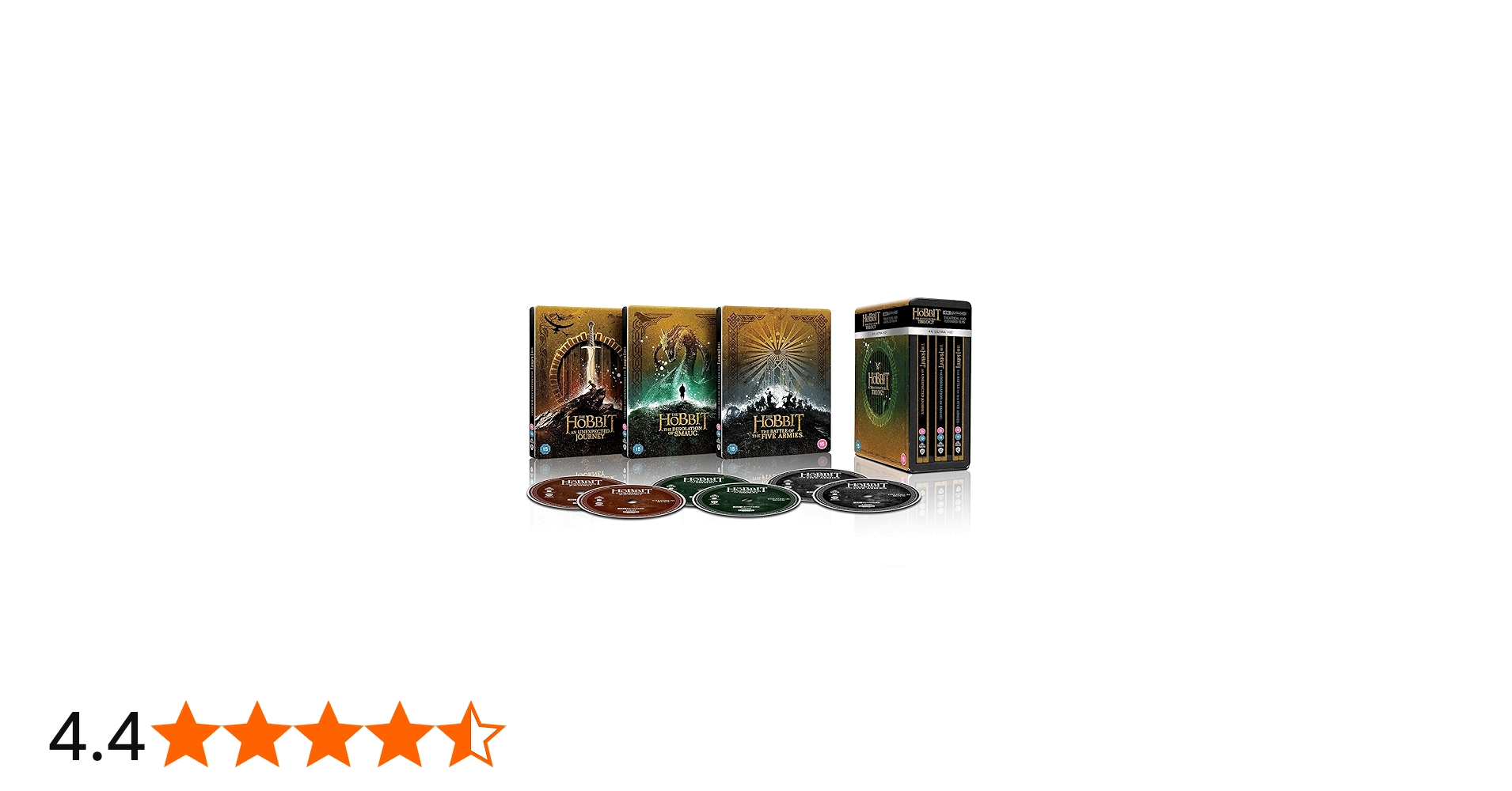 Amazon.co.jp: ホビット トリロジーBOX 4K UHD 限定スチールブック仕様