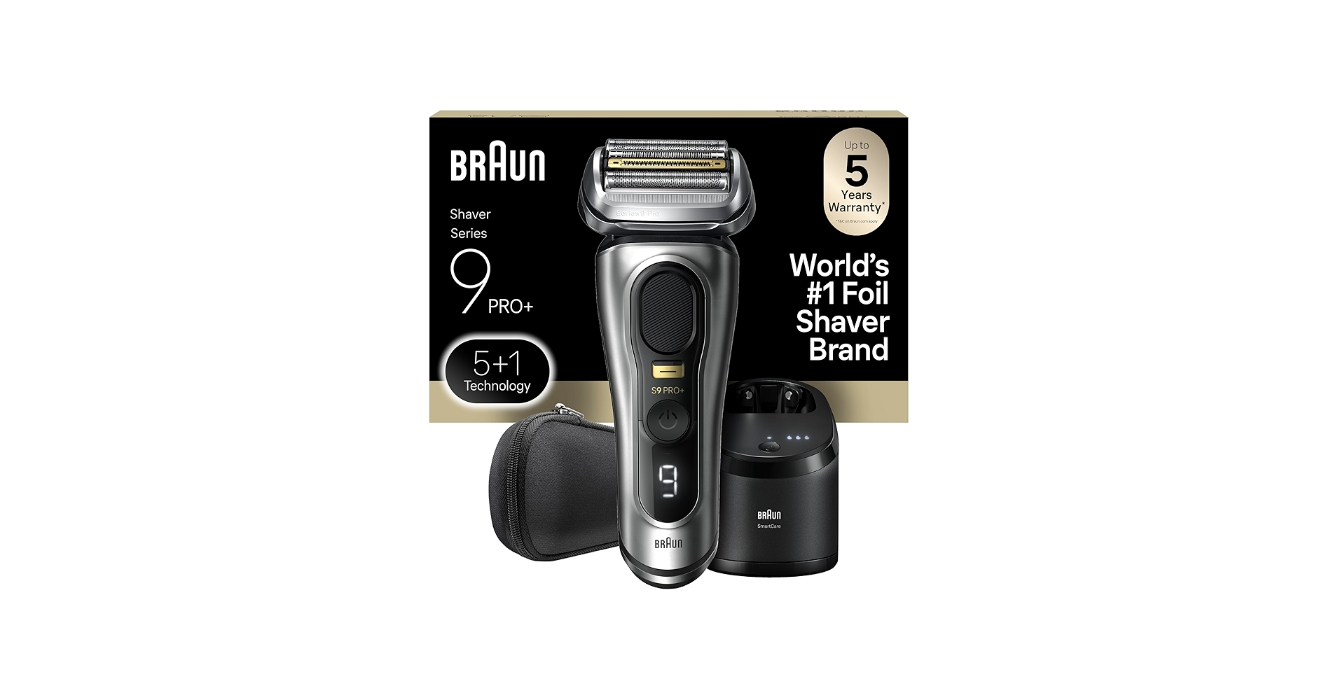 Amazon.com: Braun Series 9 PRO+ Electric Razor for Men, 5 Pro