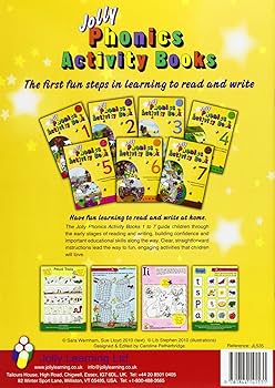 Jolly Phonics Activity Books 1-7: in Precursive Letters (British