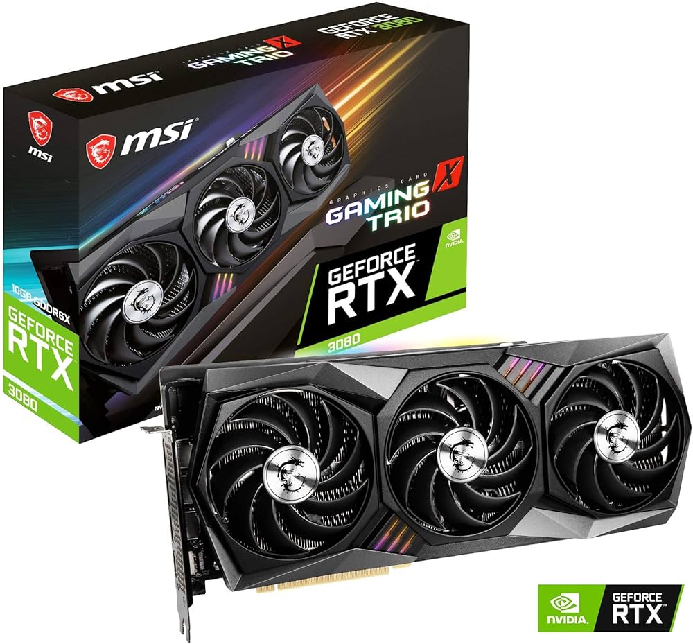 Amazon | 【整備済み品】 MSI GeForce RTX 3080 GAMING X TRIO 10G