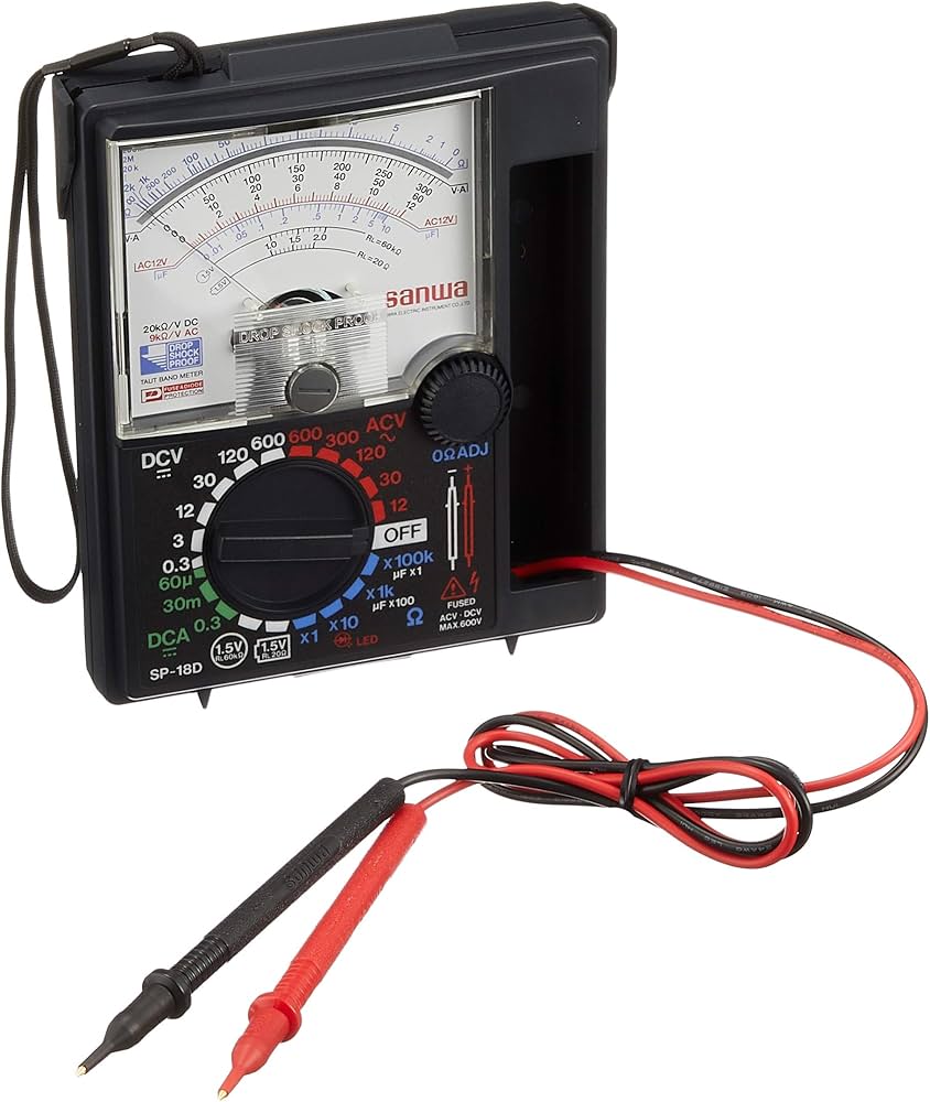 Amazon | SANWA アナログマルチテスタ SP18D-P ブリスターパック入