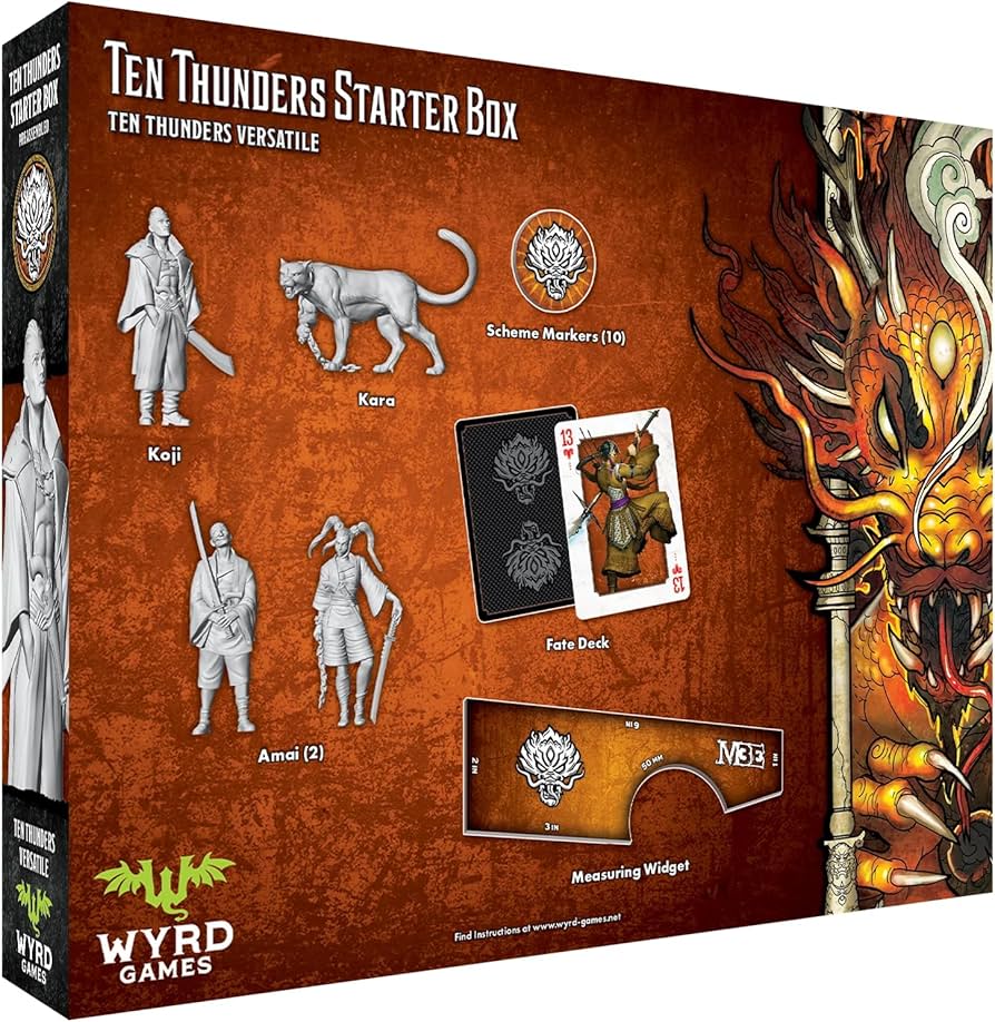 Amazon.com: Malifaux Third Edition Ten Thunders Starter Box : Wyrd
