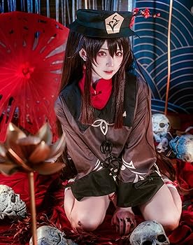 Amazon.co.jp: [NOKIJP] 原神 コスプレ 胡桃 コスプレ衣装 璃月 雪晴