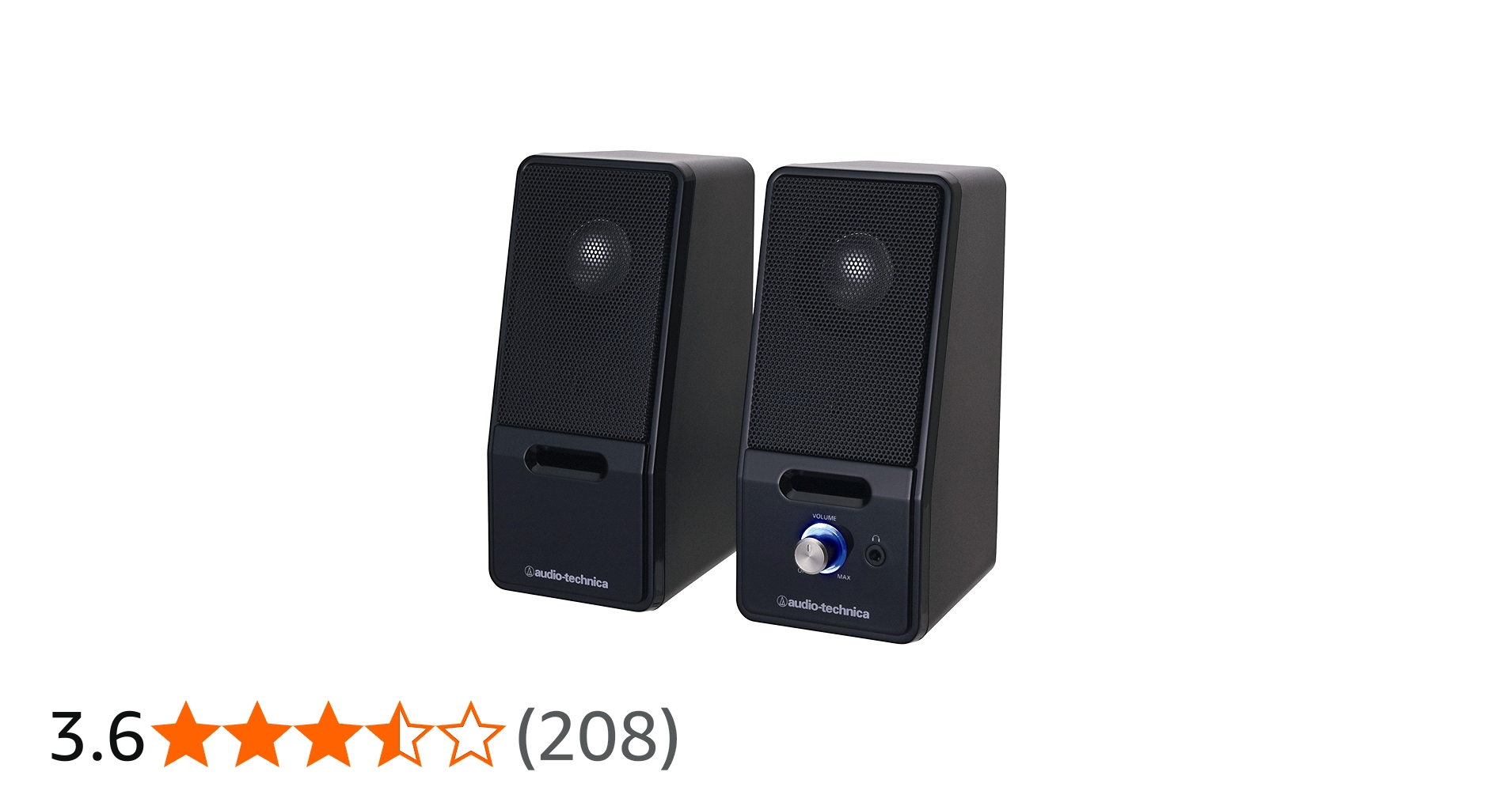 Amazon | オーディオテクニカ アクティブスピーカー AT-SP121 BK