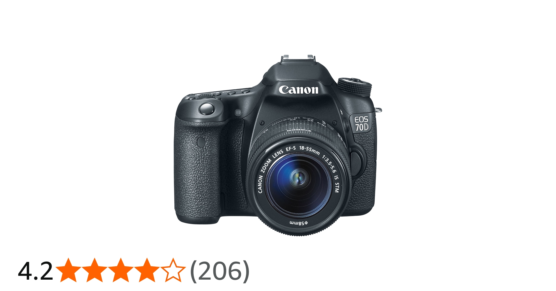 Amazon Canada: Canon EOS 70D EF-S 18-55mm F/3.5-5.6 is STM 20.2MP