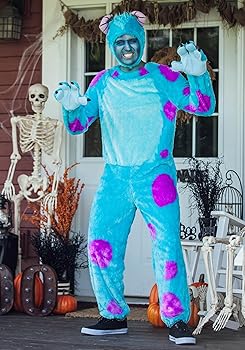 Amazon.com: Disguise Adult Sulley Costume - S Blue : Clothing