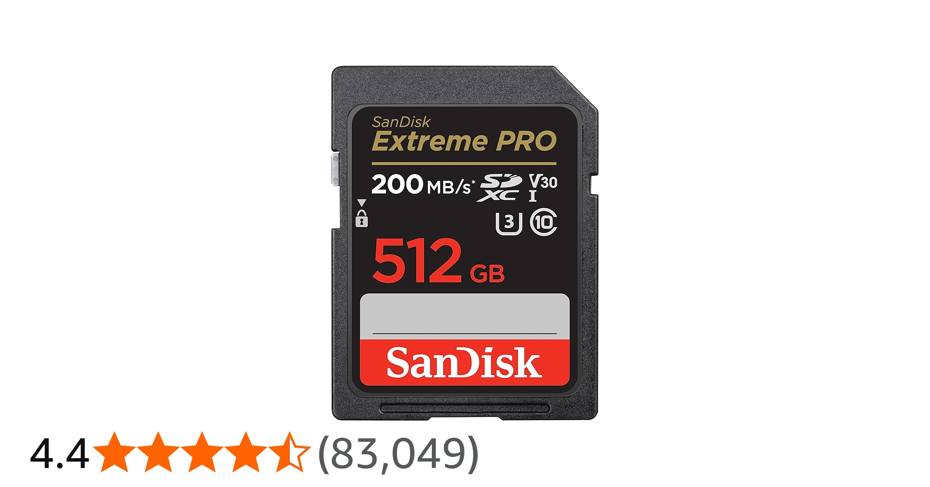 Amazon | SanDisk (サンディスク) 512GB Extreme PRO SDXC UHS-I