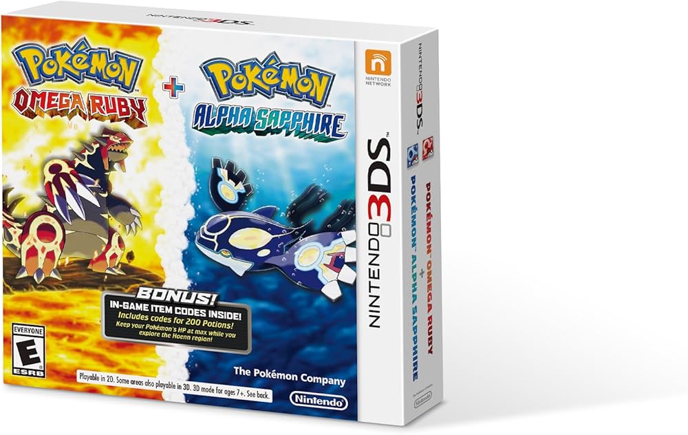 Amazon.com: Pokemon Omega Ruby and Pokemon Alpha Sapphire Dual