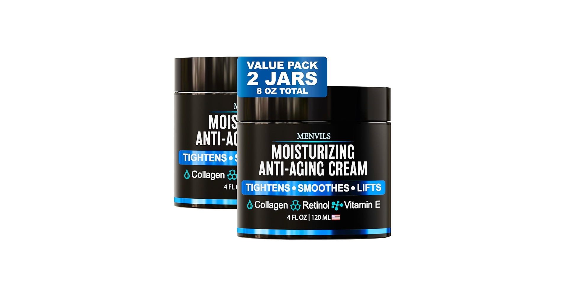 Amazon.com: (2 Pack) Mens Face Moisturizer Cream - Anti Aging