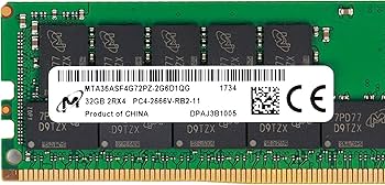 MICRON 32GB PC4-2666V-R Registered ECC 2RX4 Memory RDIMM