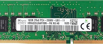 Amazon.co.jp: SK HYNIX 16GB PC4-2666V-U アンバッファード ノンECC