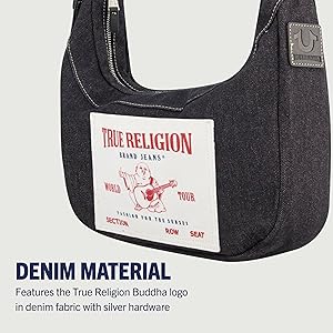 Amazon.com: True Religion Women's Shoulder Bag Purse, Buddha