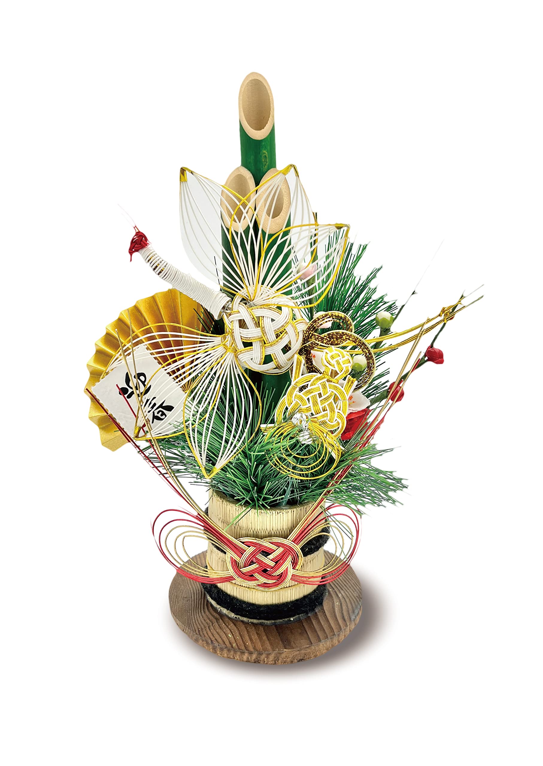 Amazon.co.jp: ［ 2026年 mamawreath ミニ門松 1つ ］ 玄関飾り お正月