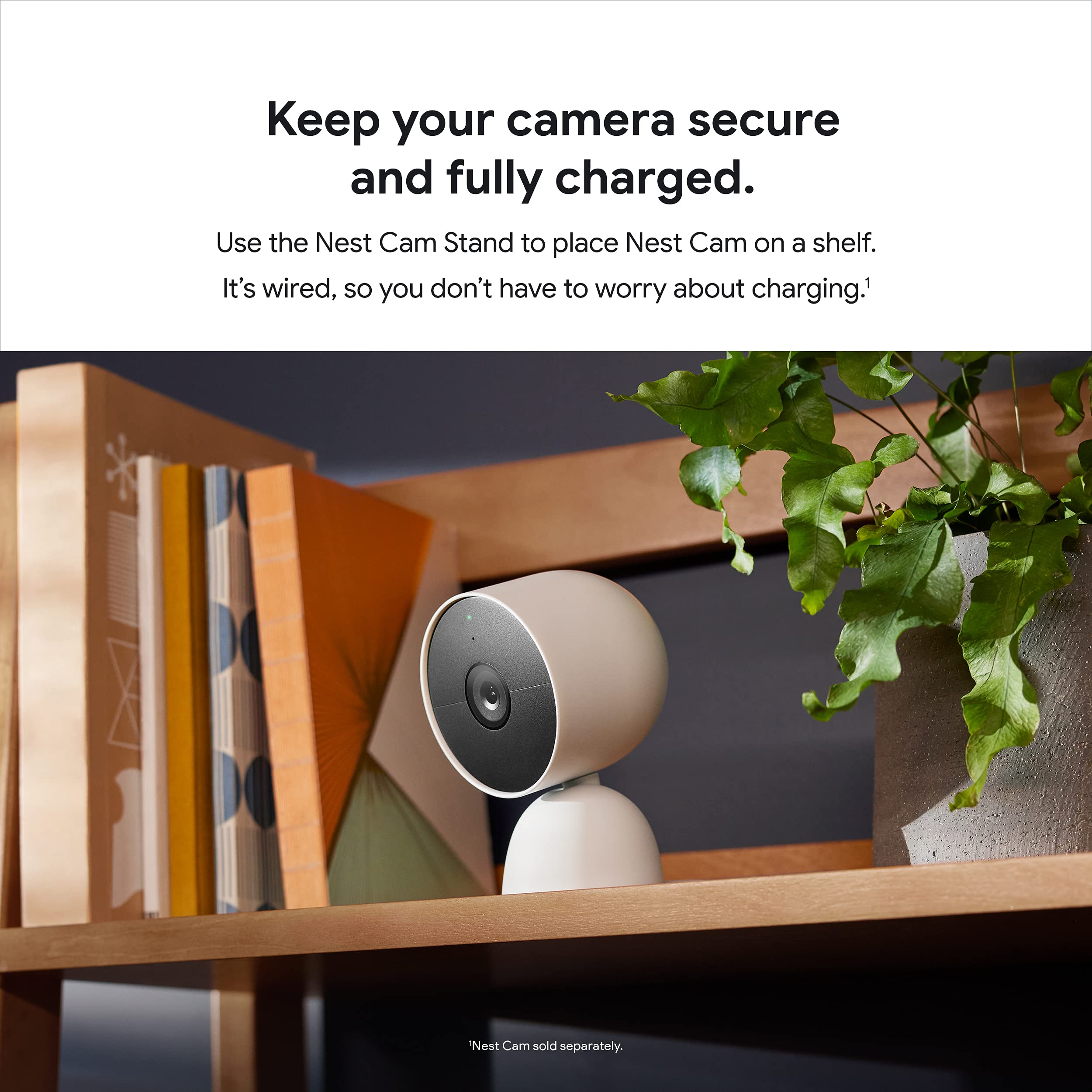 Amazon | Google Nest カムスタンド - ネストカム(バッテリー)専用有線