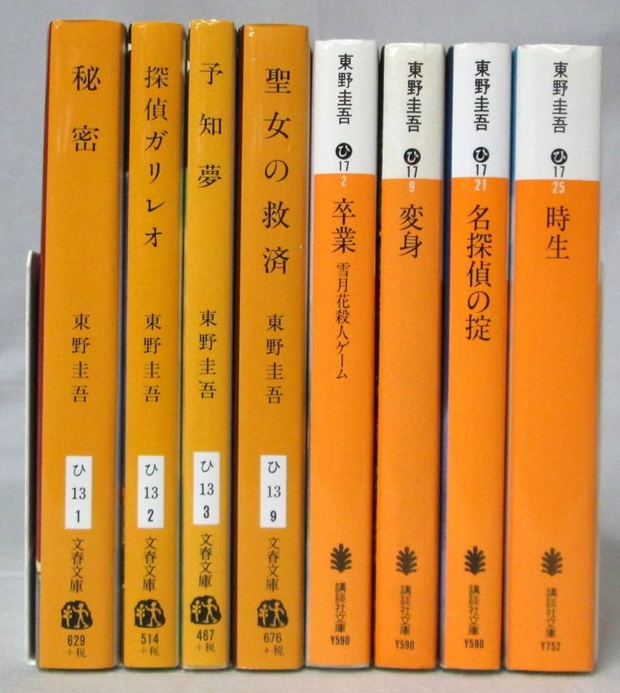 Amazon.co.jp: 東野圭吾 文庫 8冊セット (文庫古書セット) : 本