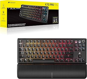 Amazon.com: Corsair K70 PRO TKL RGB Tenkeyless Mechanical Wired