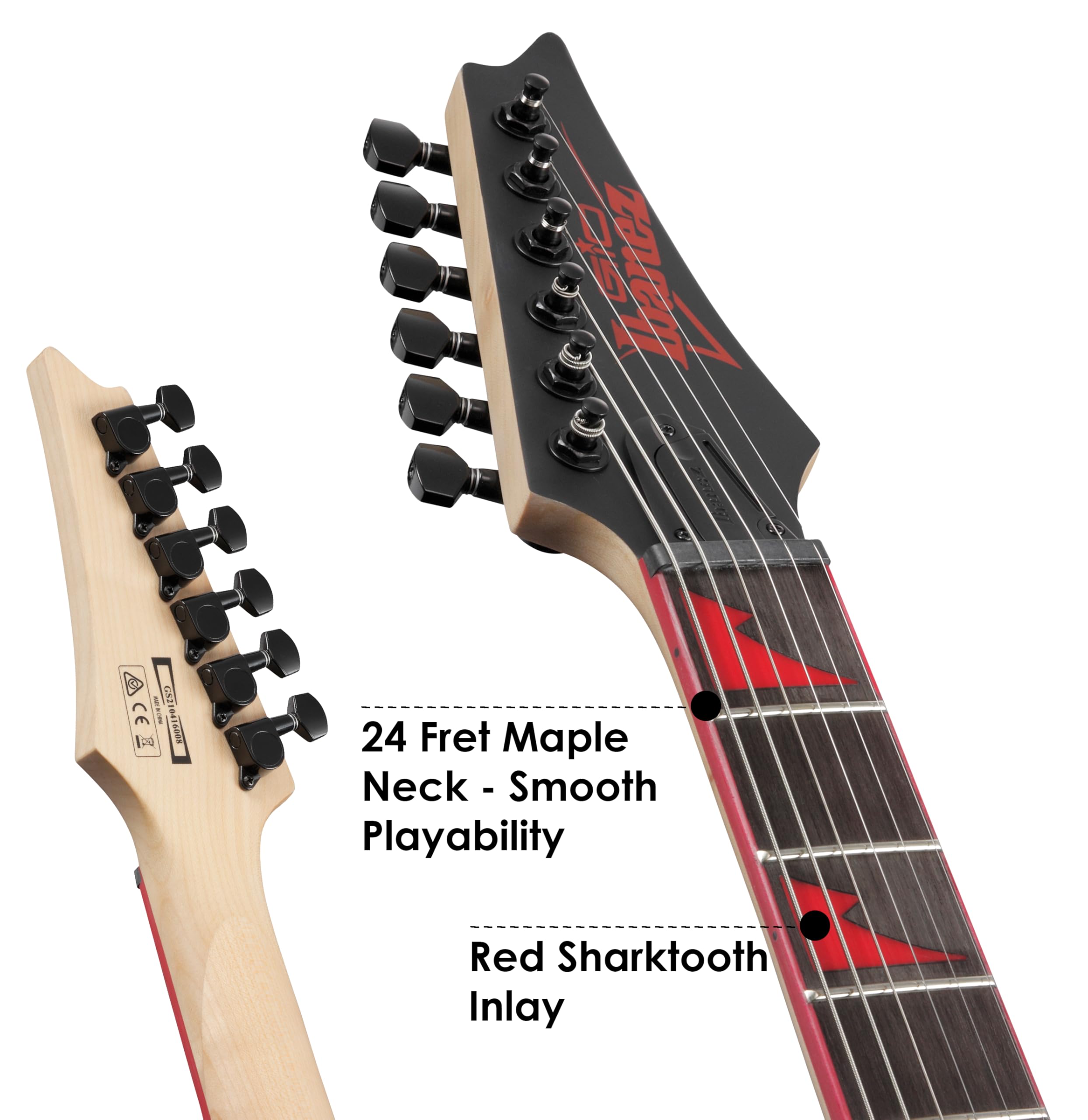 Amazon | Ibanez GIO RGシリーズ - エレキギター - ブラック/レッド