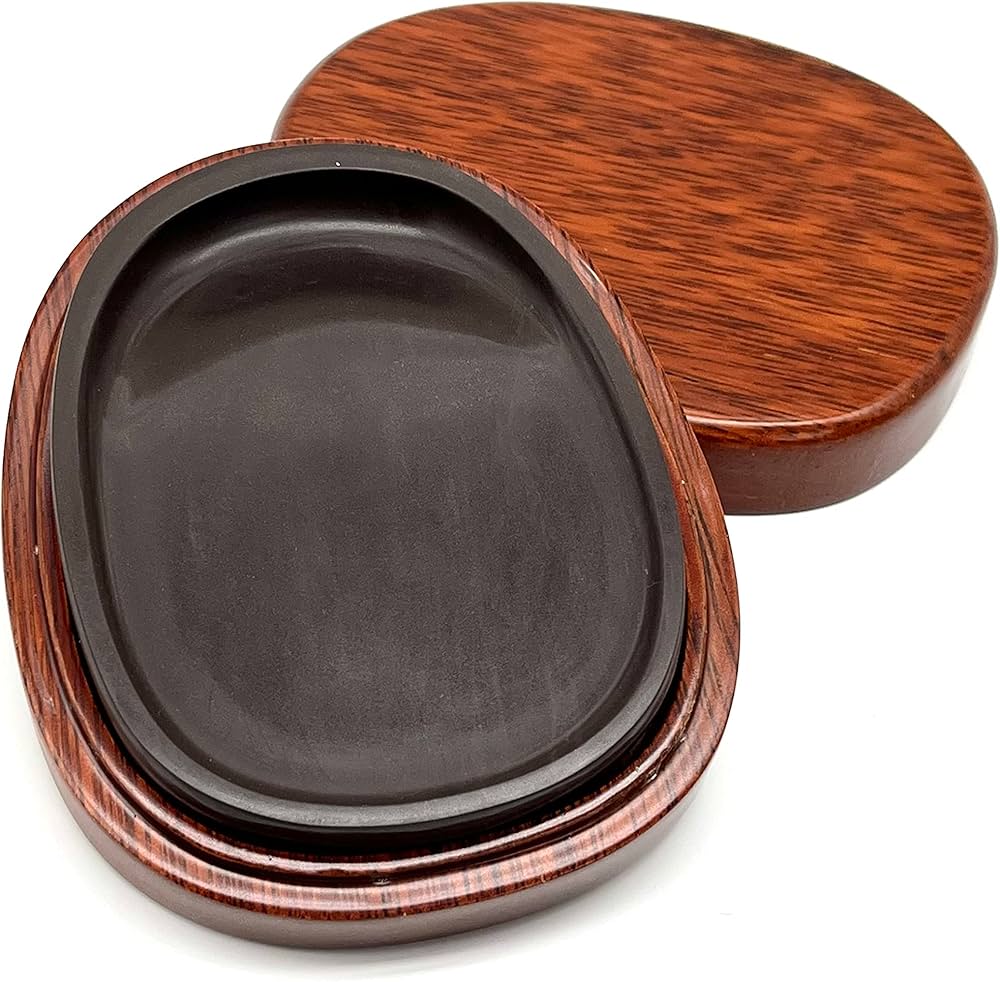 Amazon | 大玄堂 硯 端渓硯 宋坑硯 4吋 端渓硯 木箱付 自然型 実用硯