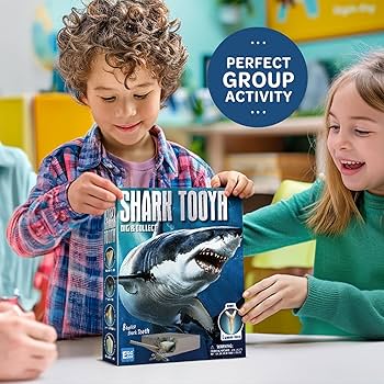 Amazon | Eggbox 鮫の歯発掘キット – 6歳以上向けの化石発掘キット