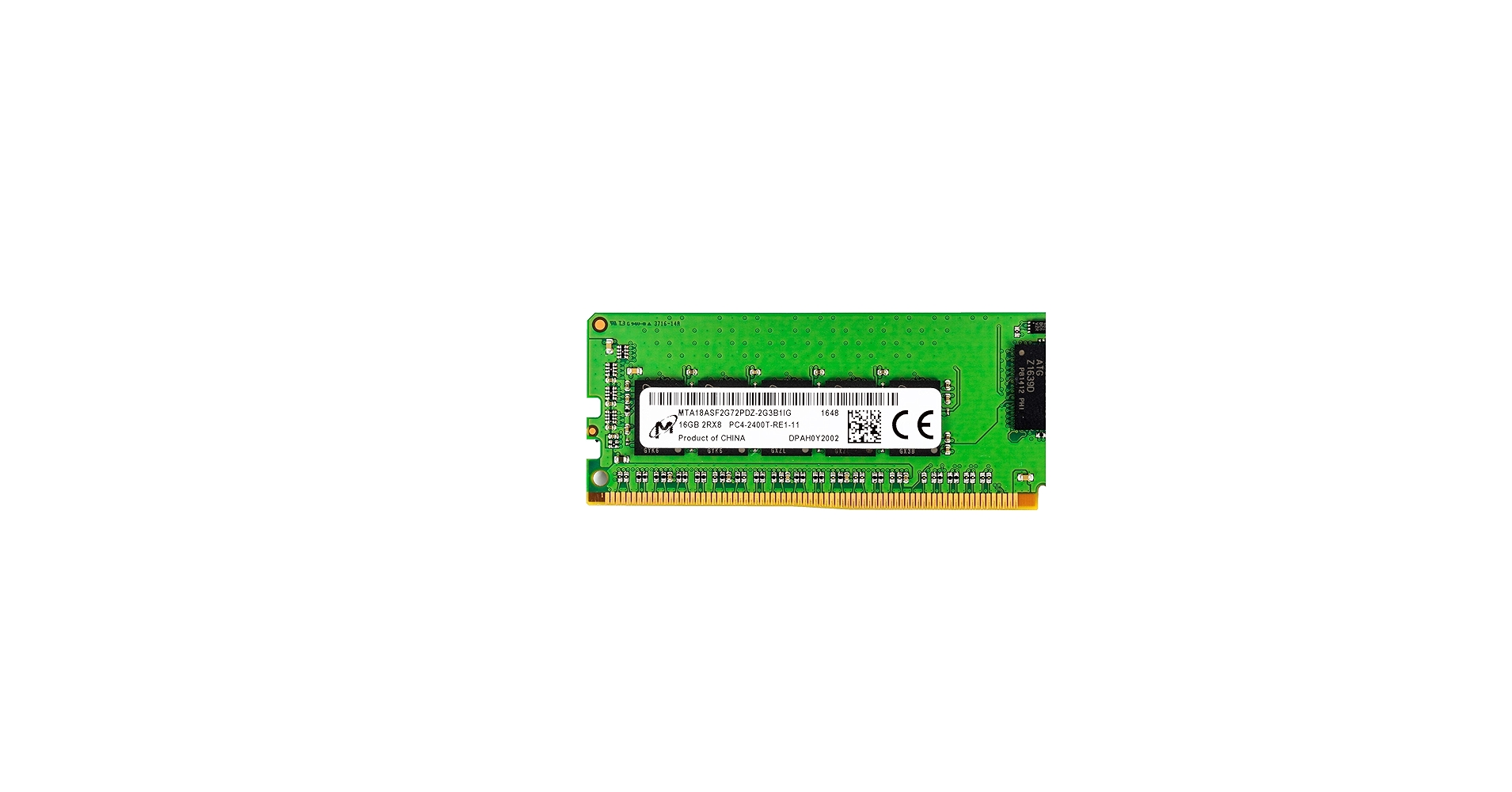 Amazon | MICRON 16GB PC4-2400T-R レジスタード ECC 2RX8 メモリー