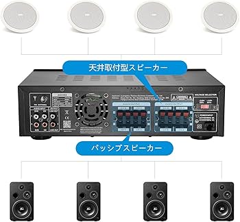Amazon | Donner パワーアンプ オーディオアンプ Bluetooth5.0 最大