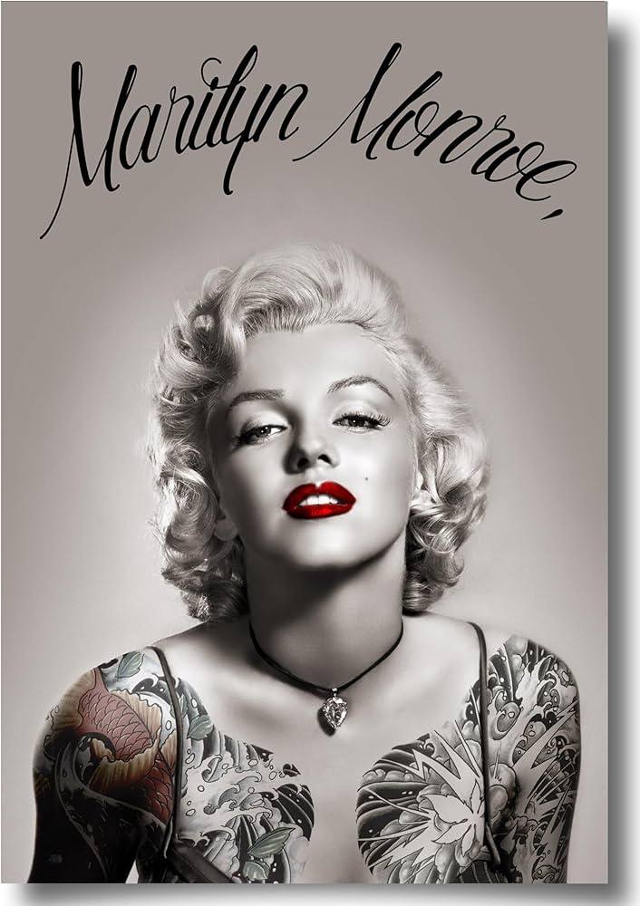 Amazon.co.jp: モマリリンモンロー 和彫 ポップアート 合成 モダン