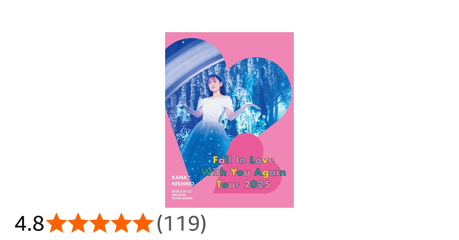 Amazon.co.jp: Kana Nishino Fall In Love With You Again Tour 2025