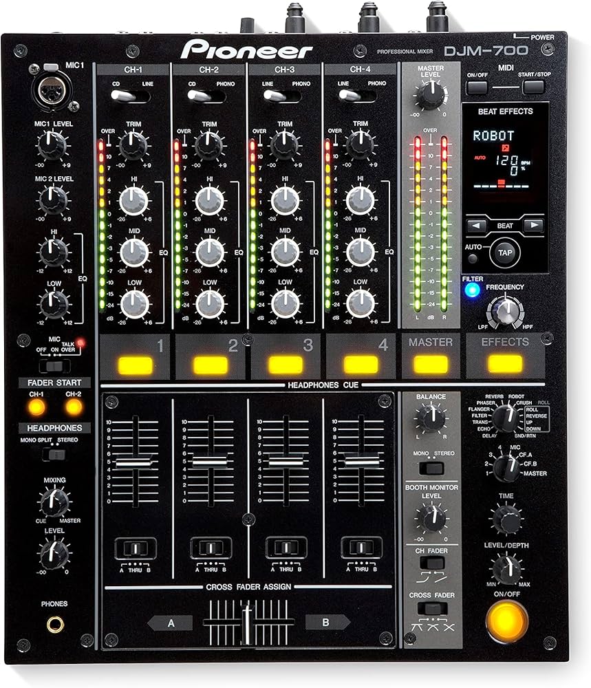 Amazon | Pioneer DJミキサー ブラック DJM-700-K | DJミキサー | 楽器
