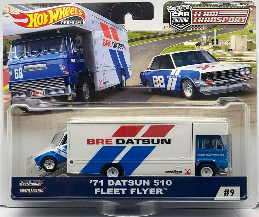 Amazon.com: Hot Wheels Car Culture Team Transport '71 Datsun 510