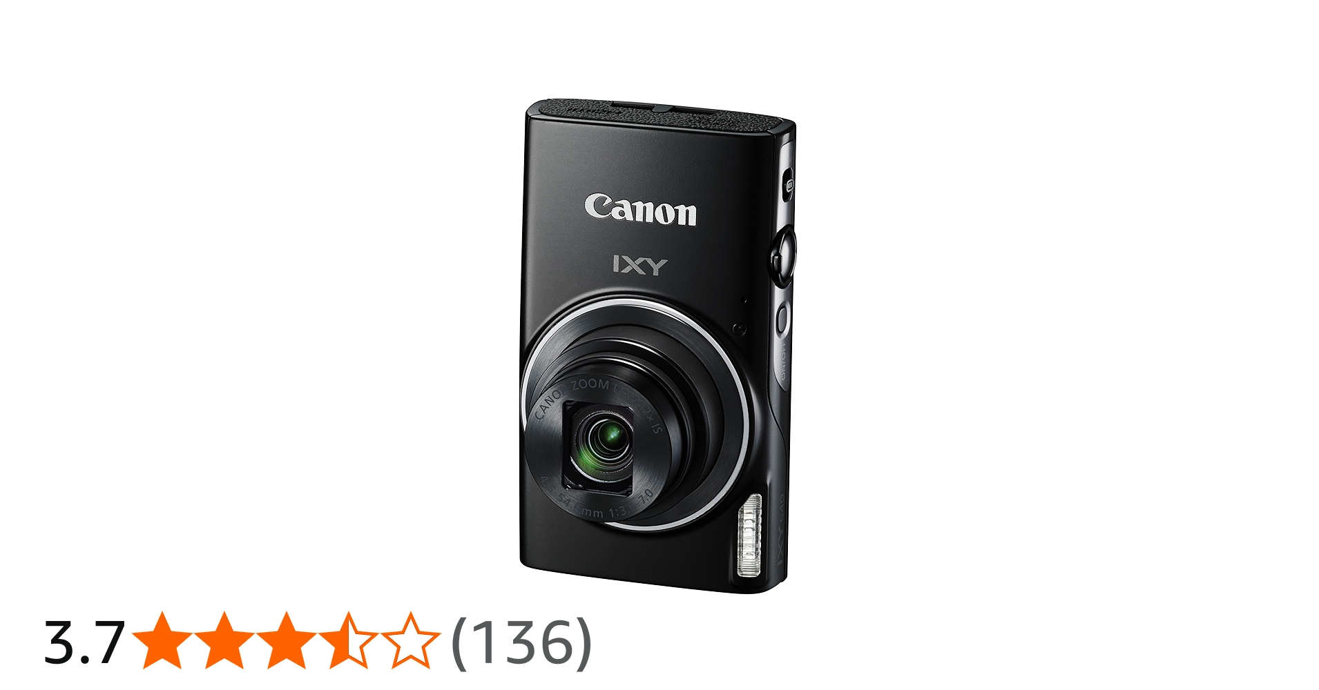Amazon.co.jp: Canon IXY 640 Digital Camera, Black, 12x Optical