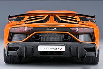 Amazon.com: Lambo SVJ Arancio Atlas Pearl Orange 1/18 Model Car by