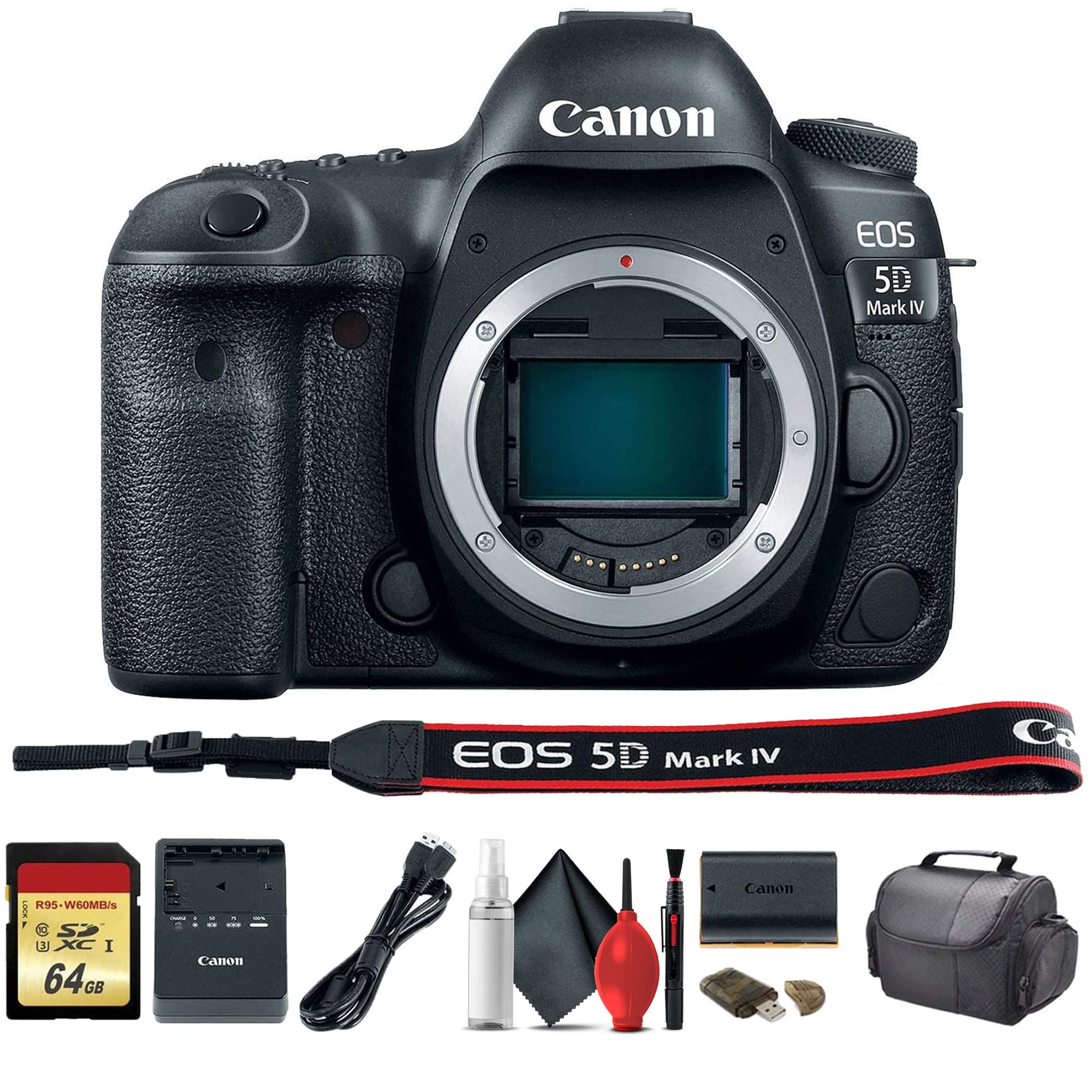 Amazon.com : Canon EOS 5D Mark IV DSLR Camera (1483C002) with 64GB