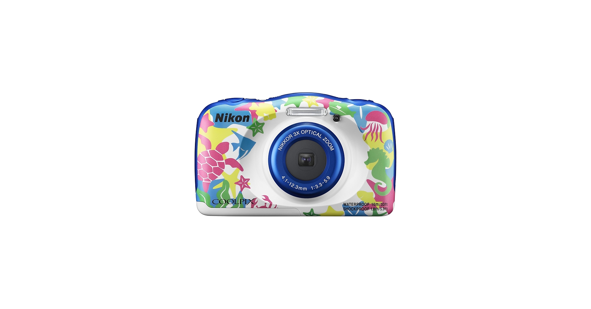 Amazon.com : Nikon digital camera COOLPIX W100 (Marin)(Japan