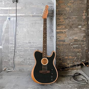 Amazon.com: Fender Acoustasonic Player Telecaster Acoustic