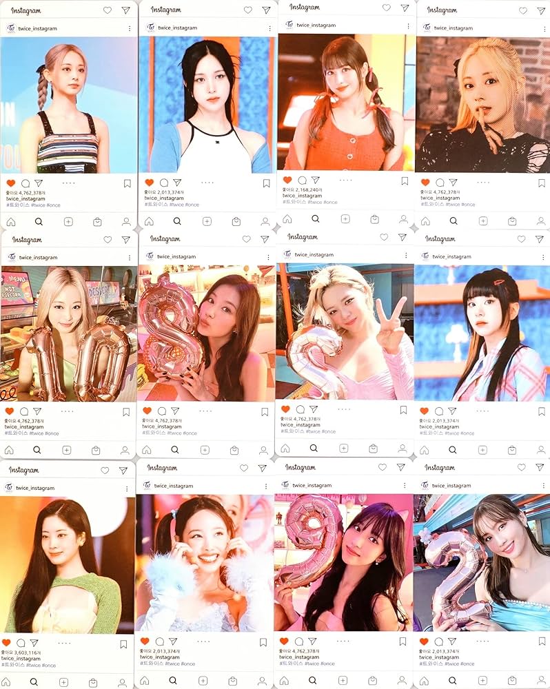 Amazon.co.jp: TWICE トゥワイス グッズ スペシャルフォトカードセット