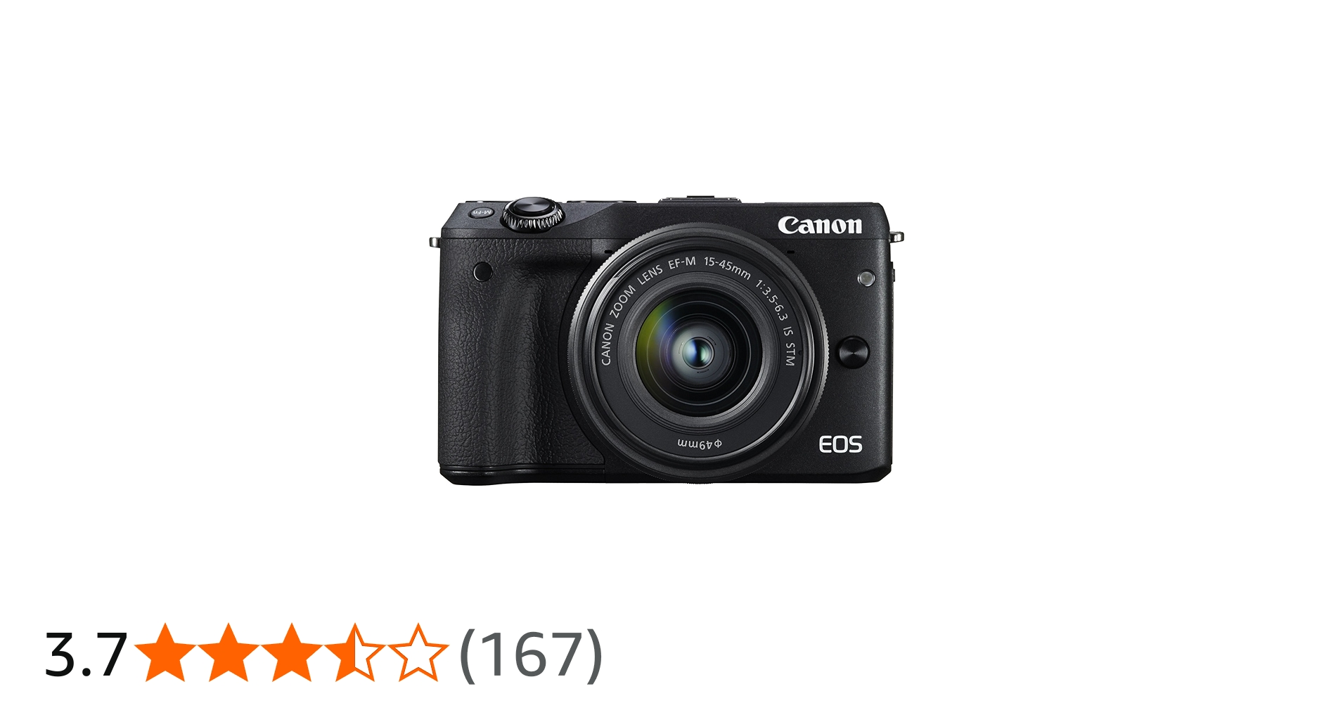 Amazon | Canon ミラーレス一眼カメラ EOS M3 レンズキット(ブラック