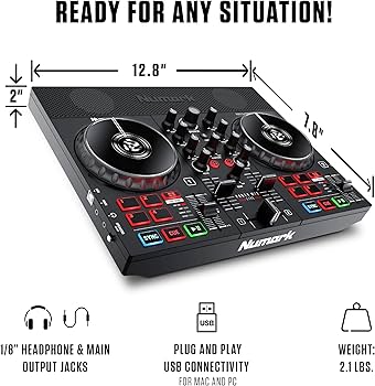 Amazon.com: DJ Controller Bundle - DJ Set with Built in Speakers