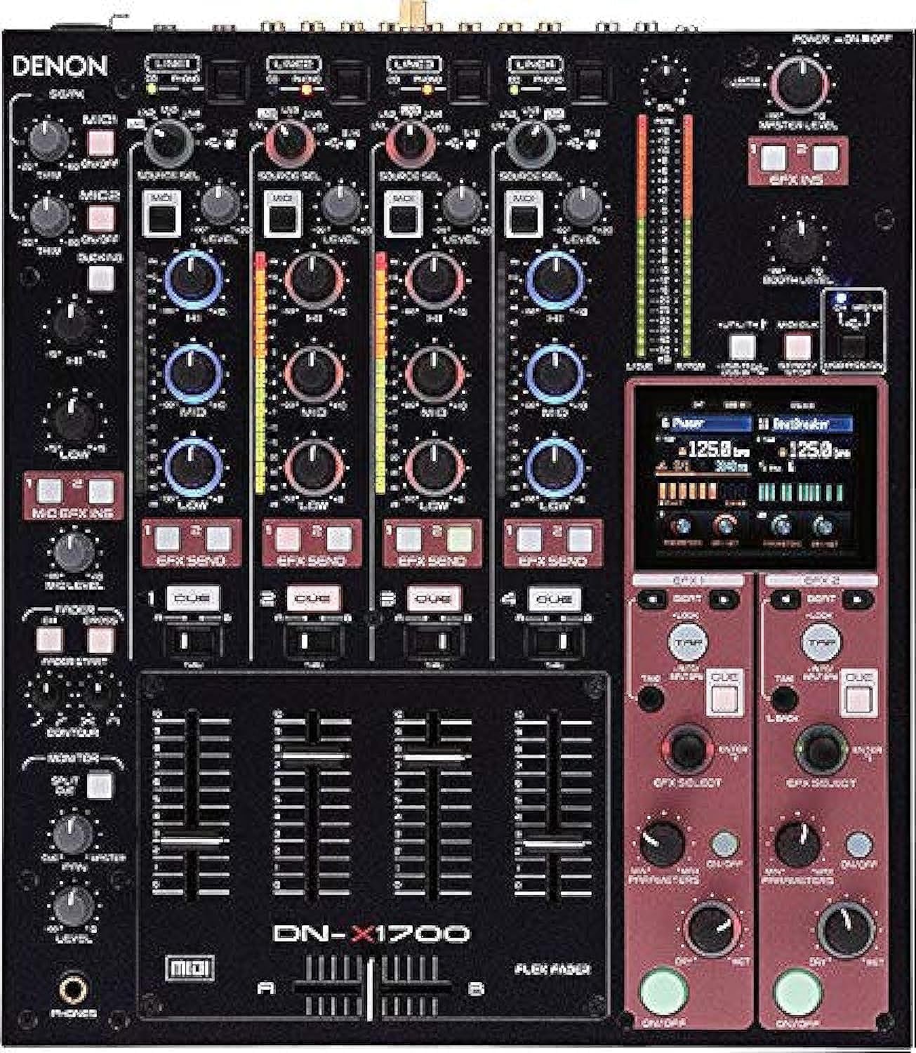 DENON DN-X1700 Professional Digital DJ Mixer : Buy Online at Best