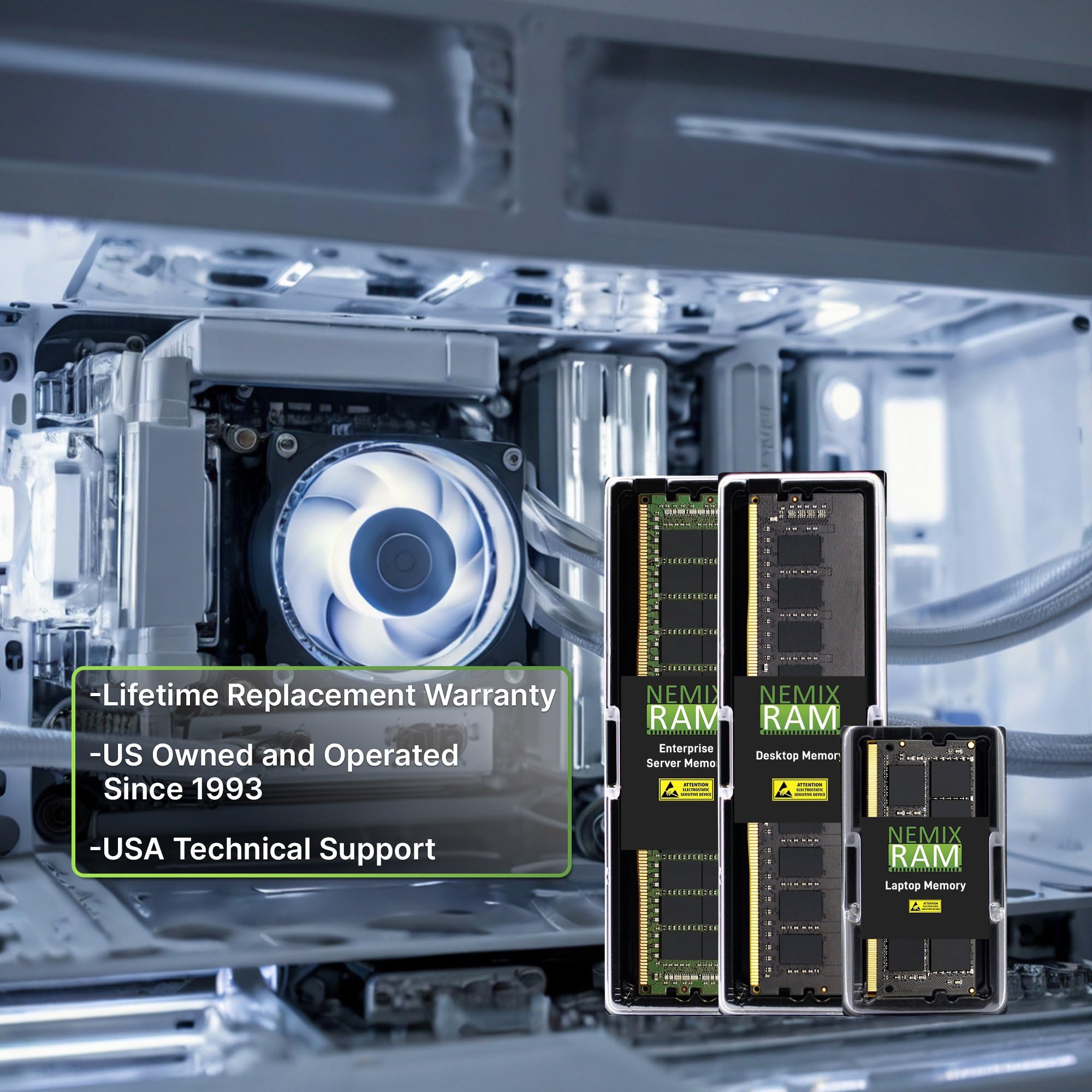 Amazon | NEMIX RAM 64GB (1X64GB) DDR3 1600MHZ PC3-12800 8Rx4 1.5V